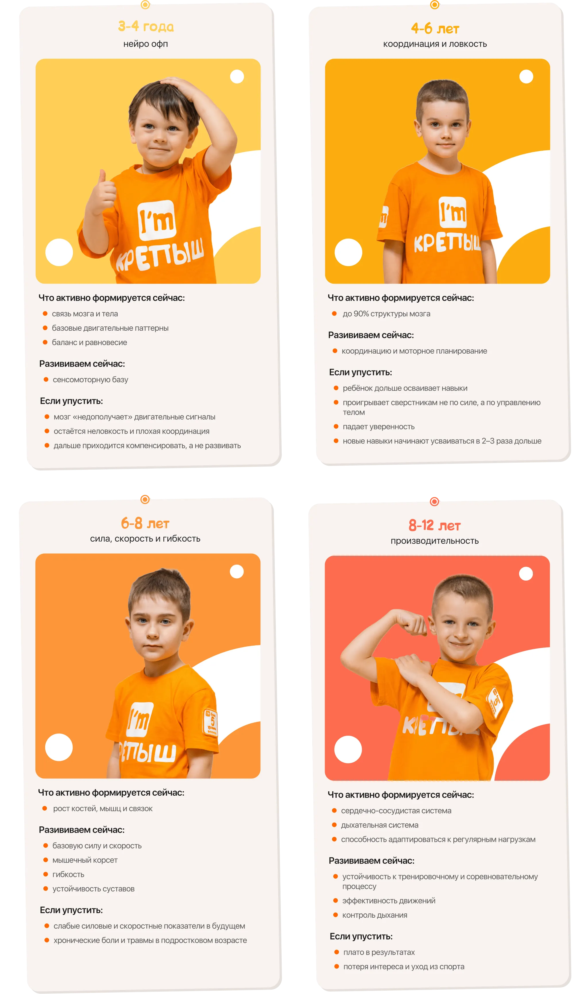 Не упускайте окна возможностей развития вашего ребенка